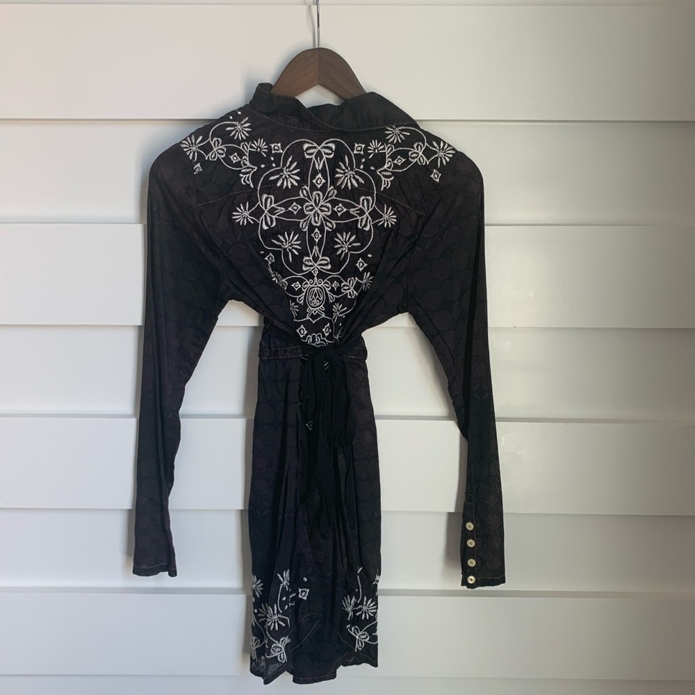 (NWOT) Johnny Was Embroidered Dress - Picture 3 of 3